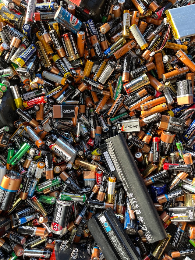 The plural of battery is batteries