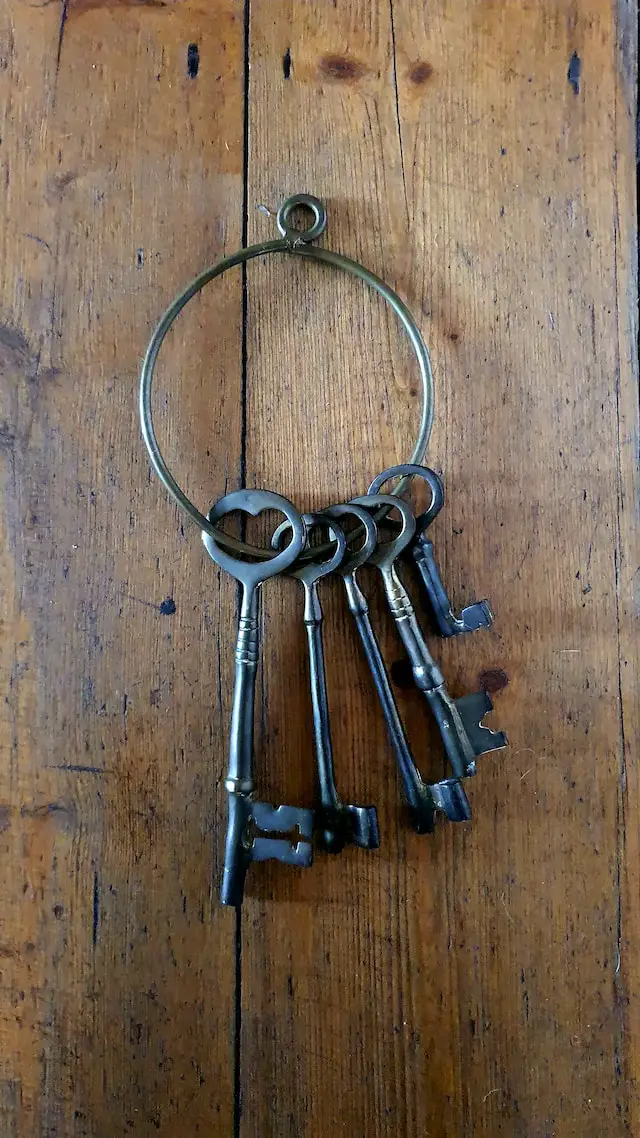 The plural of key is keys