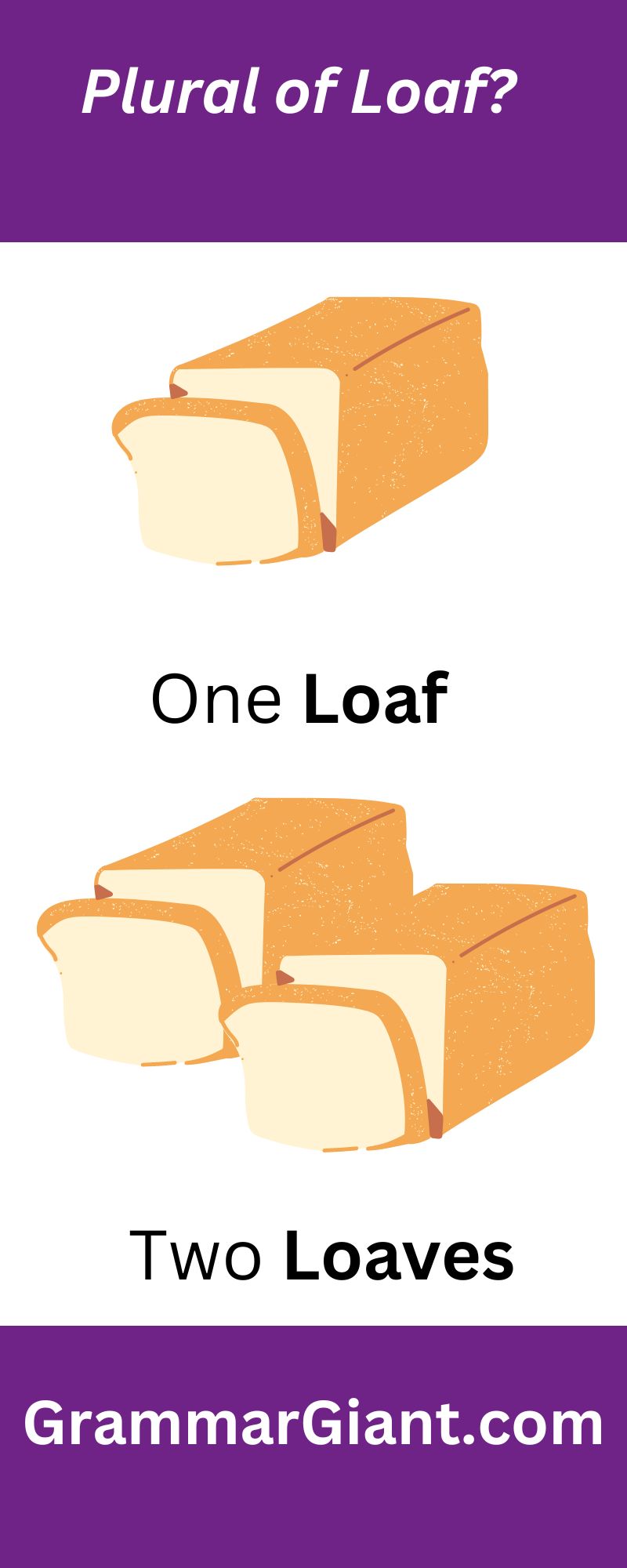 Plural of loaf